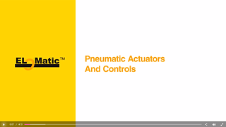 F-Series Rack & Pinion Pneumatic Valve Actuator | El-O-Matic US